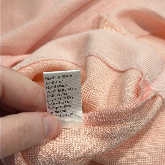 Ming Wang Women’s Pink Black V Neck Art to Wear Abstract Dress Size Large - Picture 11 of 12